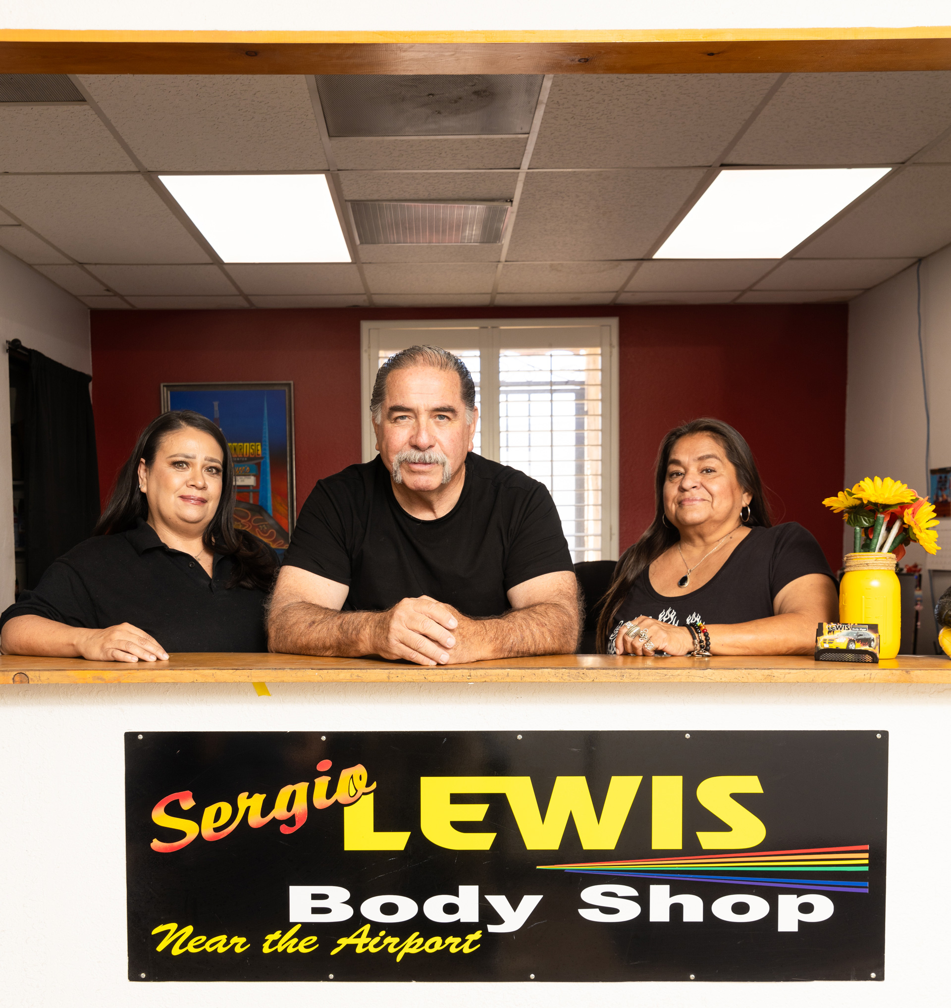 The team at Sergio Lewis Body Shop